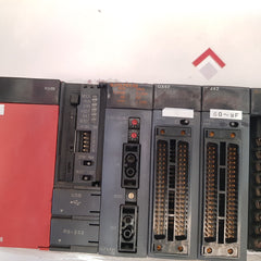 Mitsubishi melsec-q q61p-a1,qj71lp21-25,qx42,q68adv,qy42p module rack