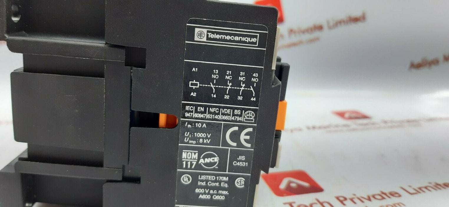 Telemecanique ca2 dn22 control relay 110v 50hz
