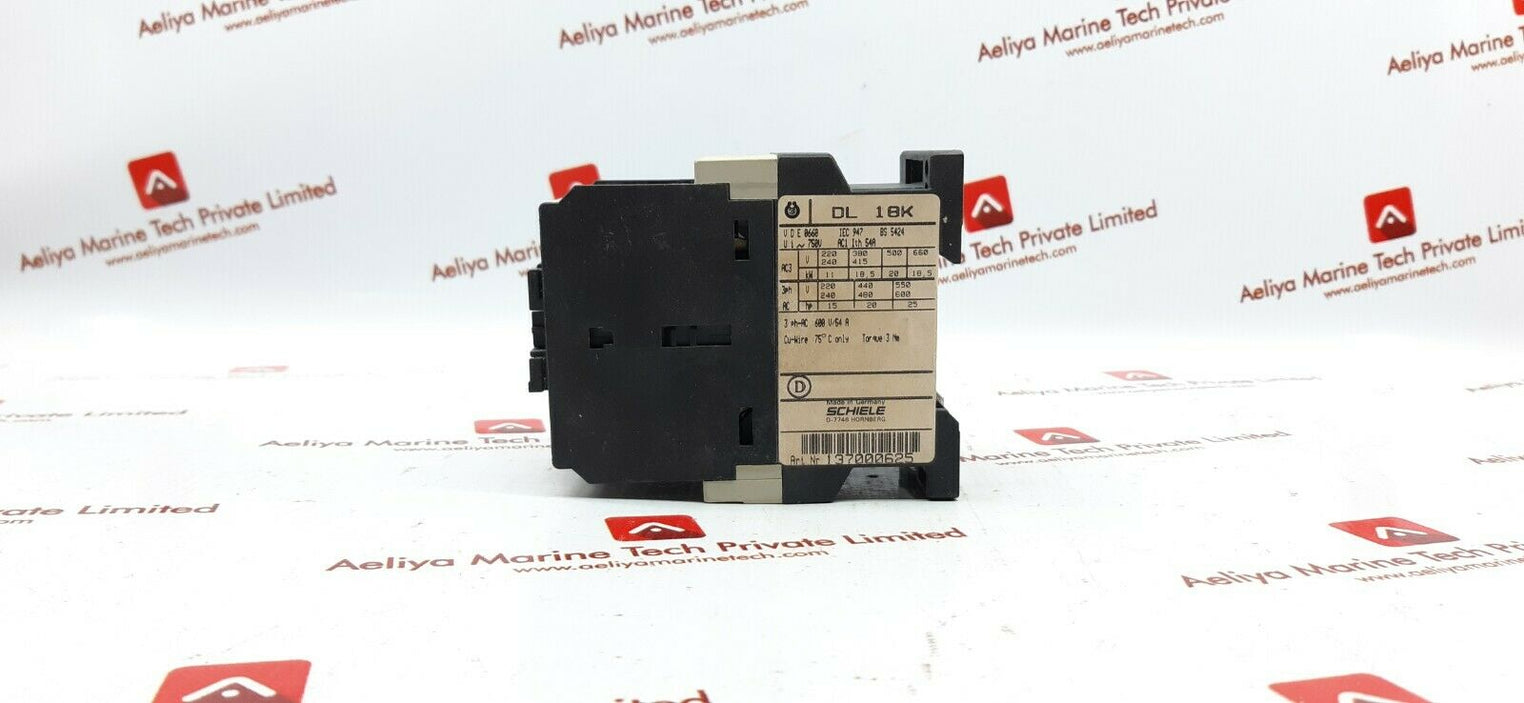 Schiele Dl 18 K Contactor 750V