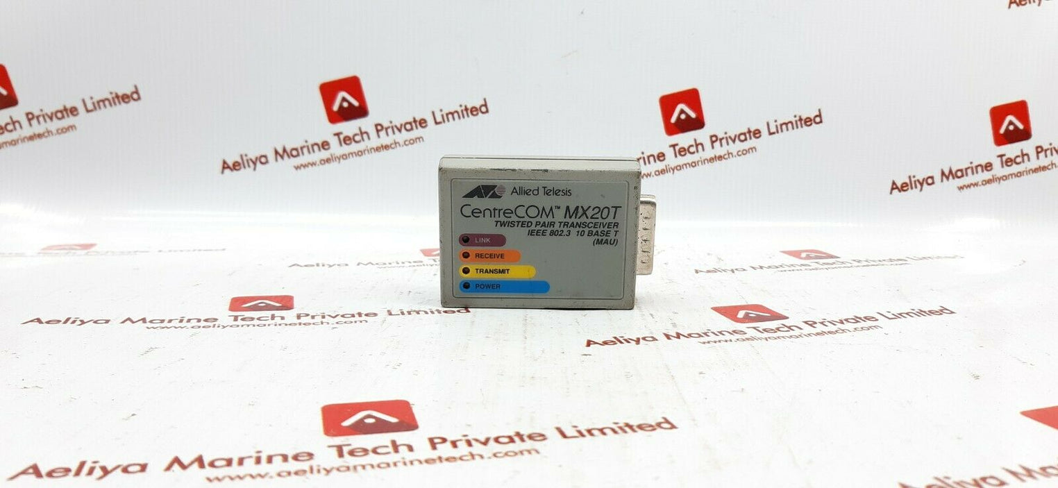 Allied telesis at-mx20t centrecom mx20t twisted pair transceiver