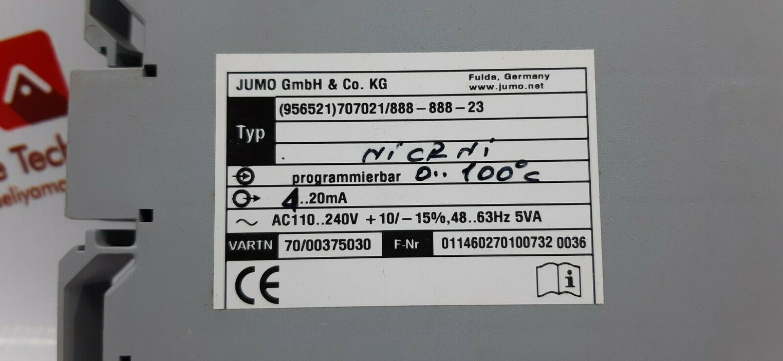 Jumo dtrans t02 pcp transmitter programmable (956521)707021/888-888-23