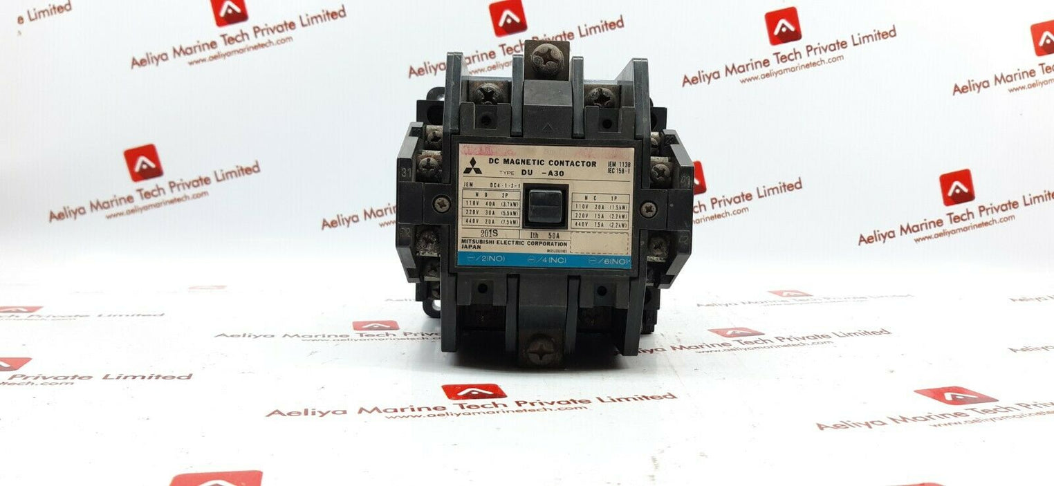 Mitsubishi du-a30 dc magnetic contactor 50a