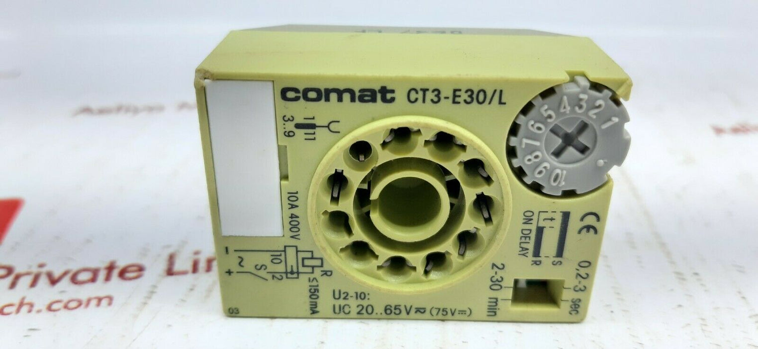 Comat ct3-e30/l timing module 0,2-3 sec 2-30 min