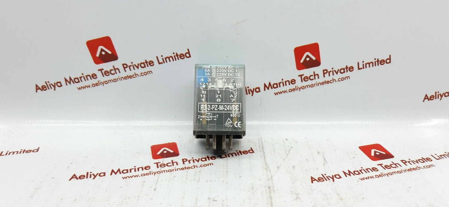 Paramount p3-2-pz-m-24vdc coil relay