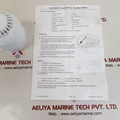 klaxon pss-0050 sounder & deep base 400-2850hz
