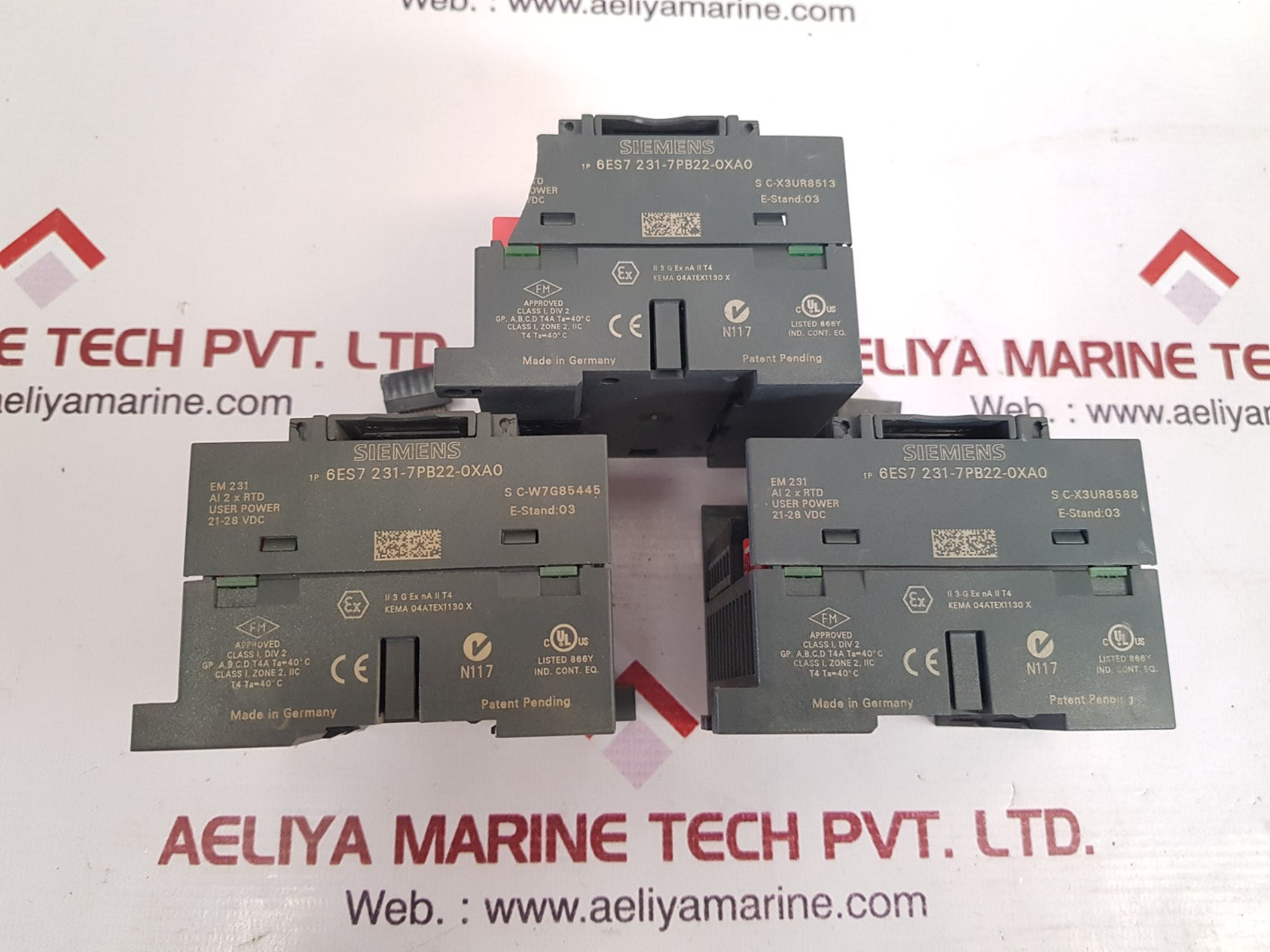 Siemens 1P 6Es7 231-7Pb22-0Xa0 Analog Input Module