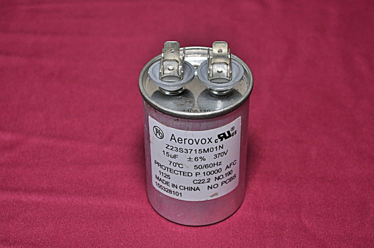 Aerovox z23s3715m01n capacitor