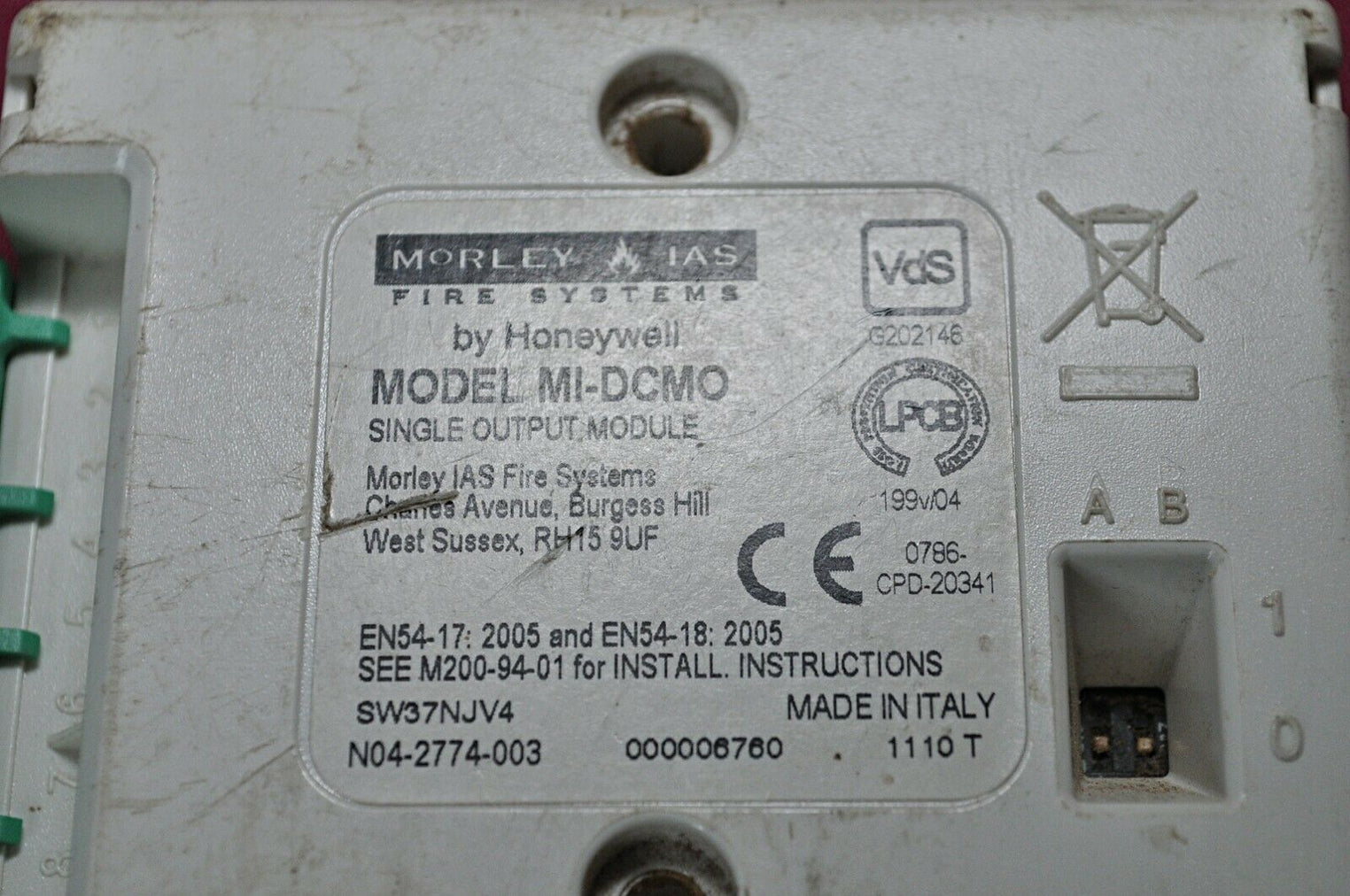 Morley ias mi-dcmo single output module