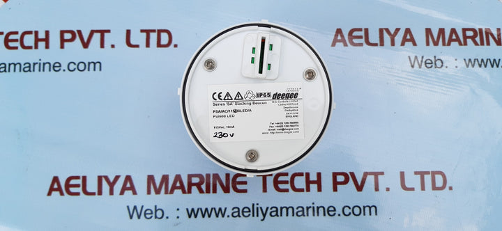Deegee psa/ac/115230/led/a pulsed yellow led
