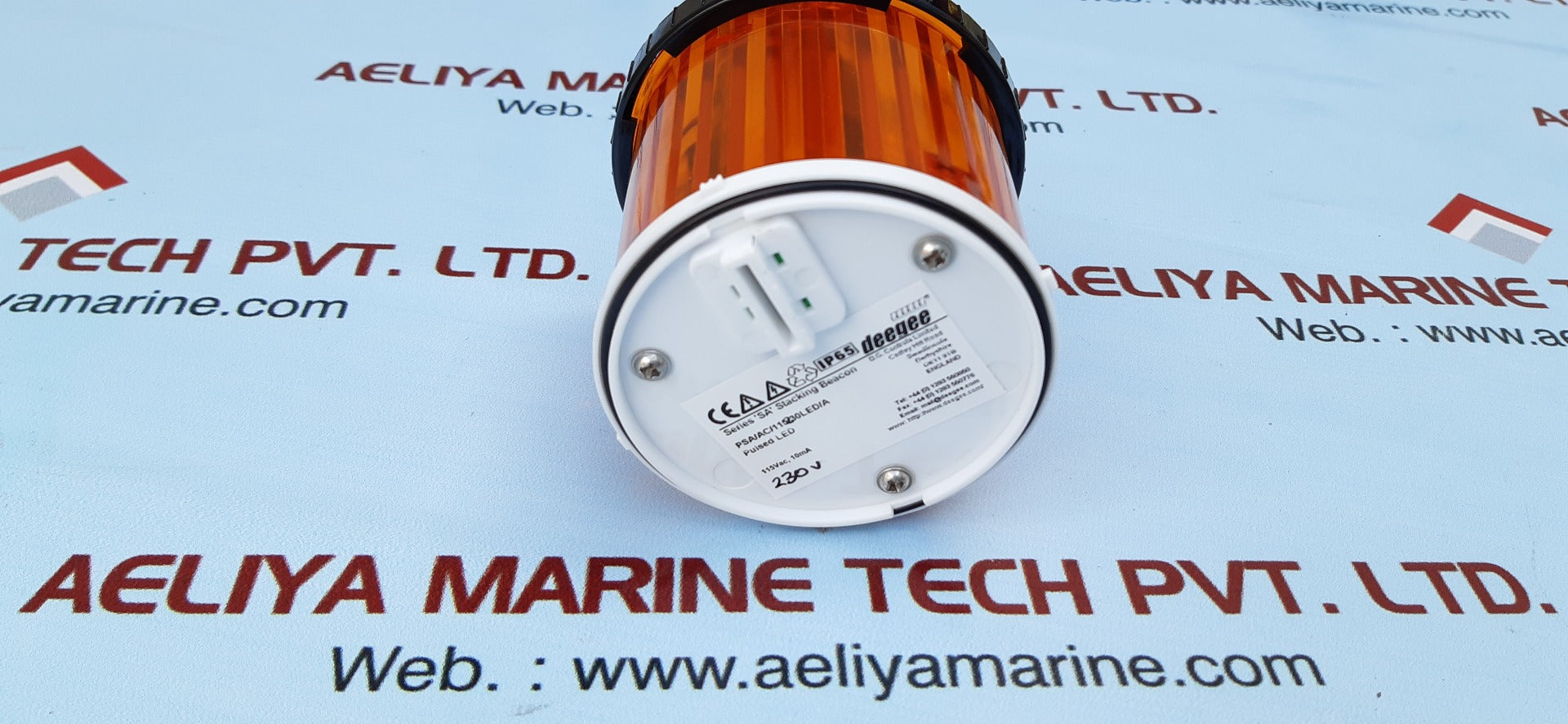 Deegee psa/ac/115230/led/a pulsed yellow led