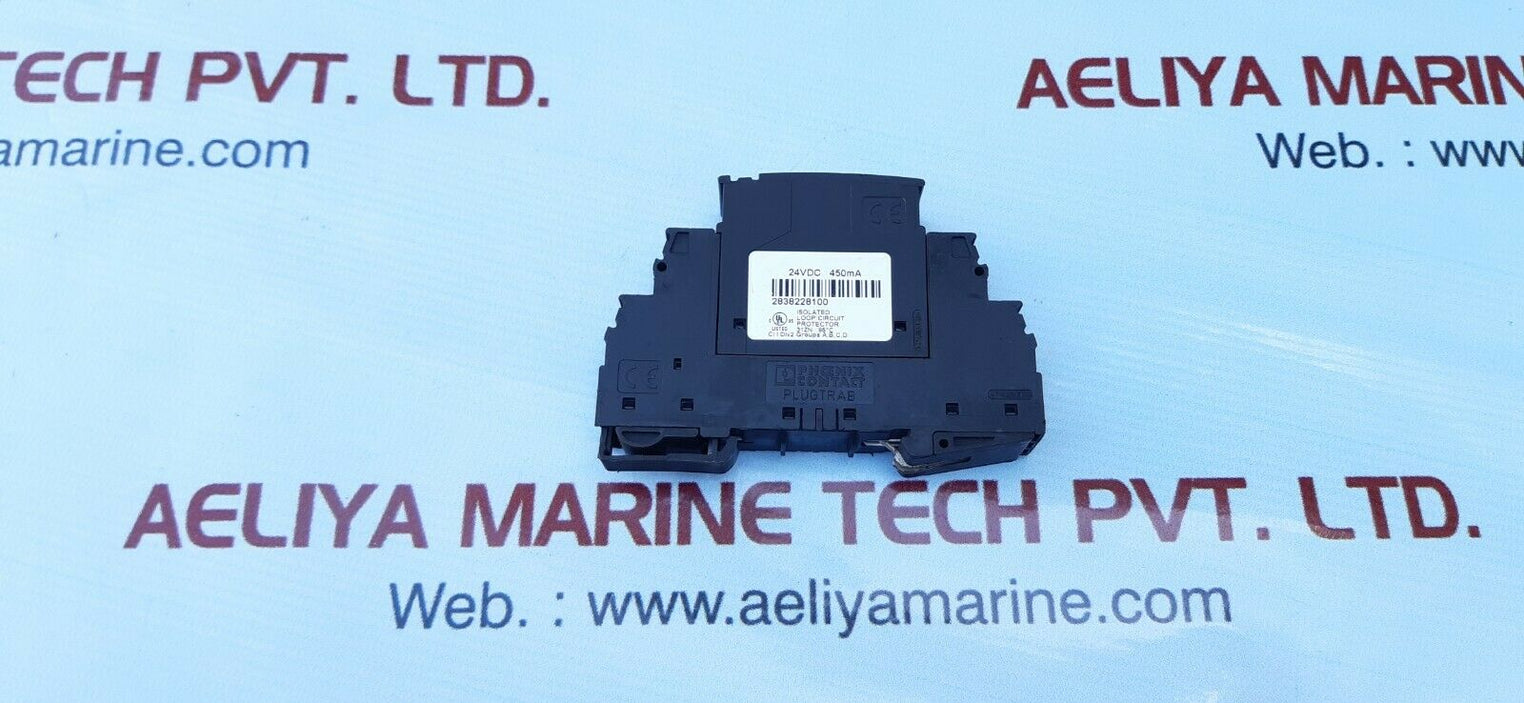 Phoenix contact pt 2x2 24dc-st plugtrab surge suppressor 2839208