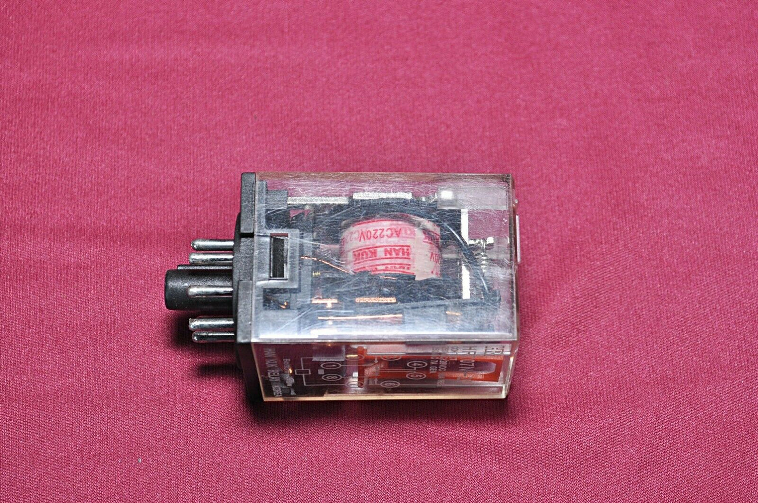 lot of 2x Hun kuk hr707n-2p relay 250v