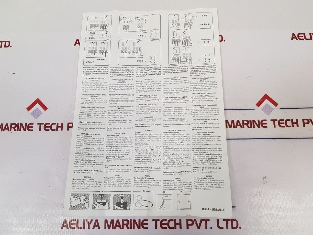 Fire Break Glass Unit