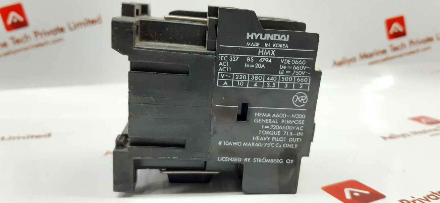Hyundai hmx40 relay 600v 220a