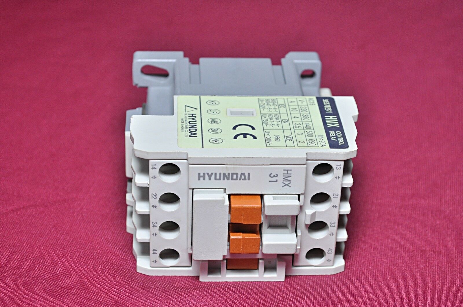 Hyundai hmx 31 control relay ac15 20a