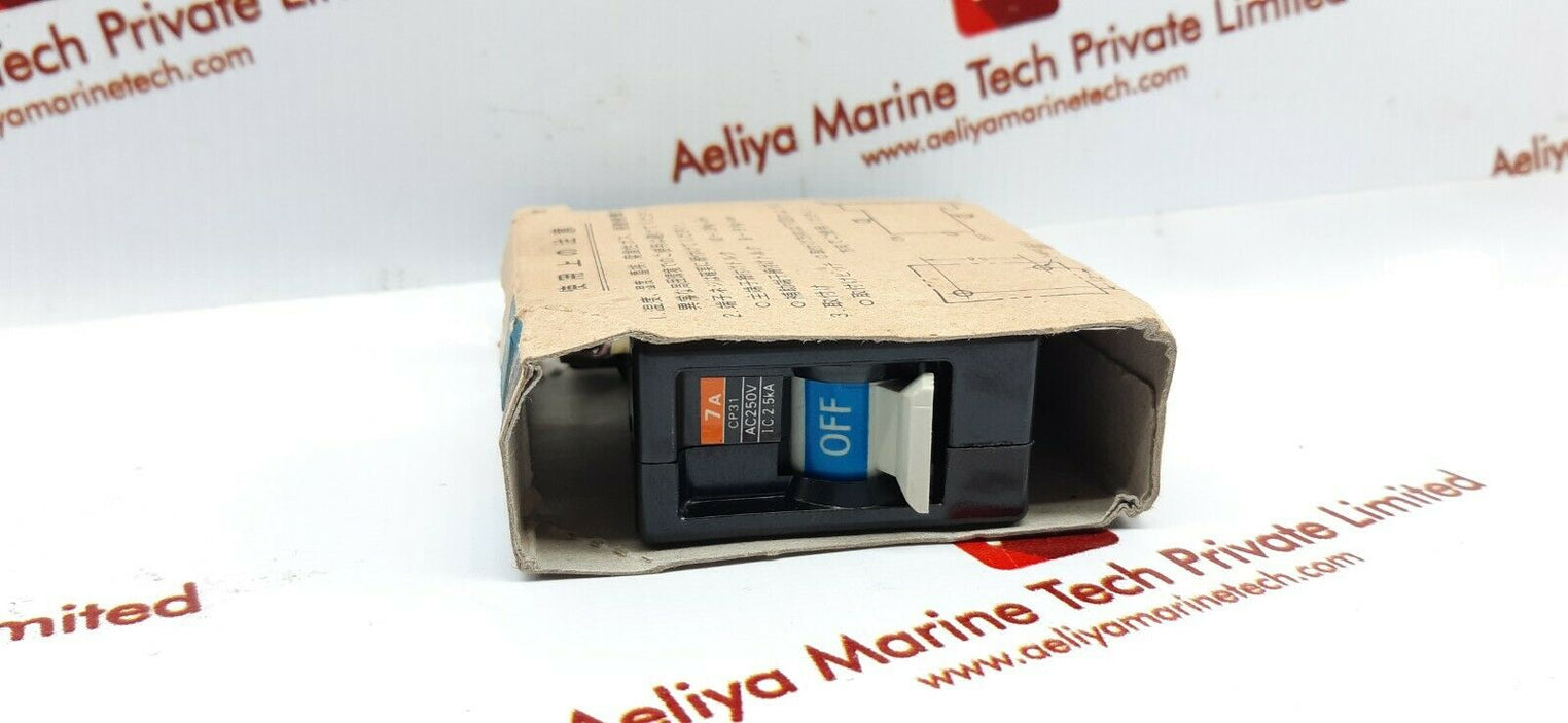 Fuji cp31 7a circuit protector 250v