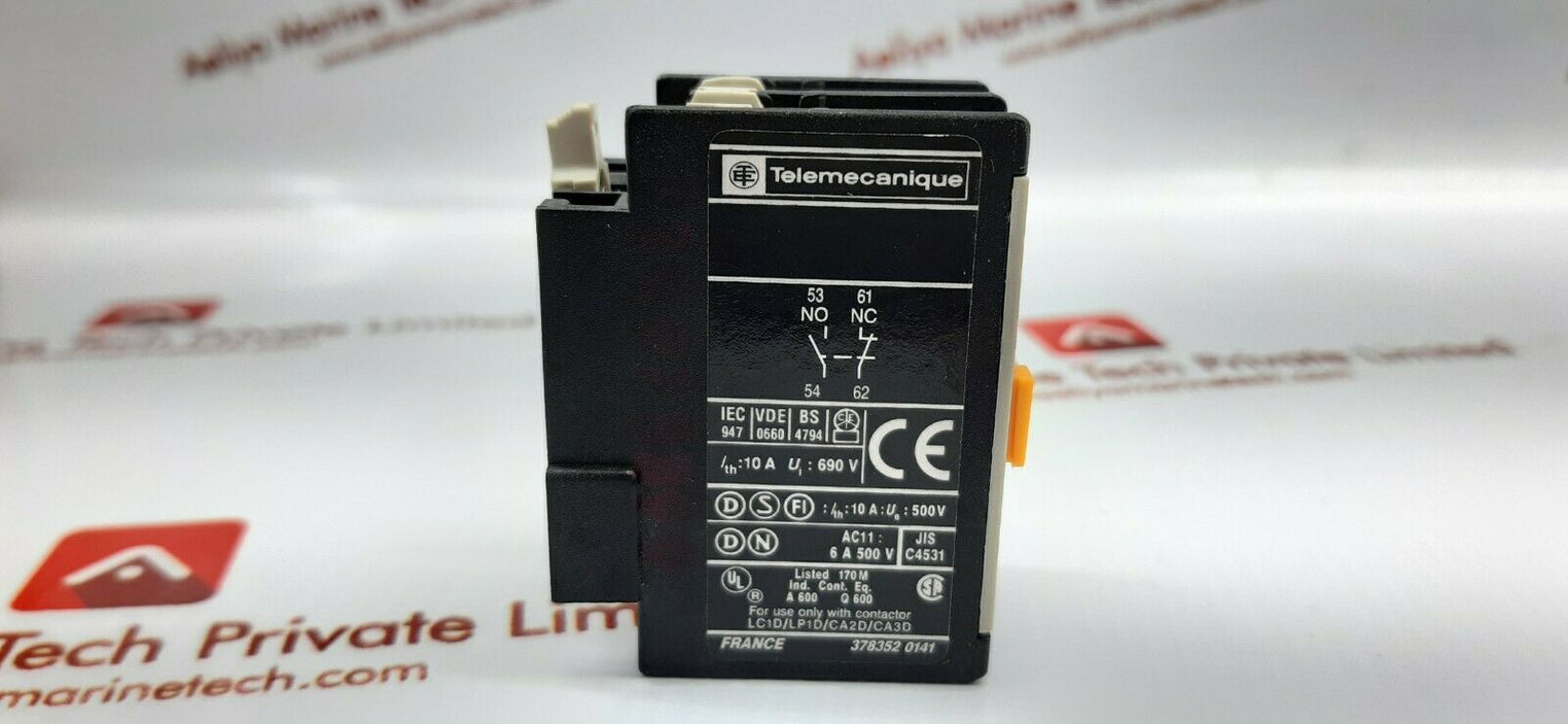 Lot of 2x Telemecanique la1dn11 contact block