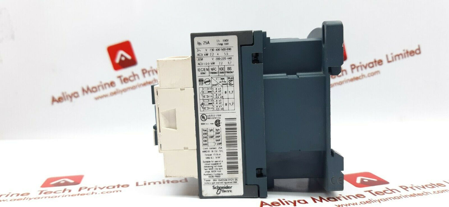 Telemecanique lc1do9 contactor 690v 25a