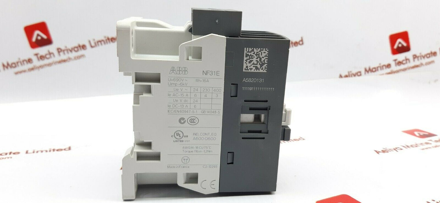 ABB nf31e-11 contactor relay 24-60v50/60hz 20-60vdc