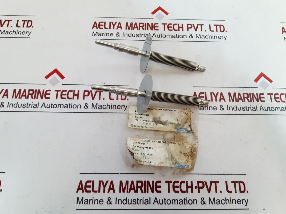 Set Of 2X 247.00.002 Bellows Seal
