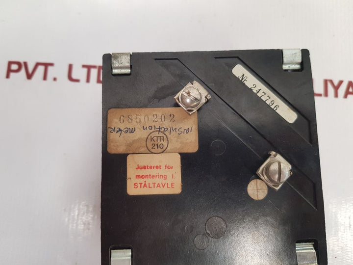 247796 0 To 5∞ MΩ Meter