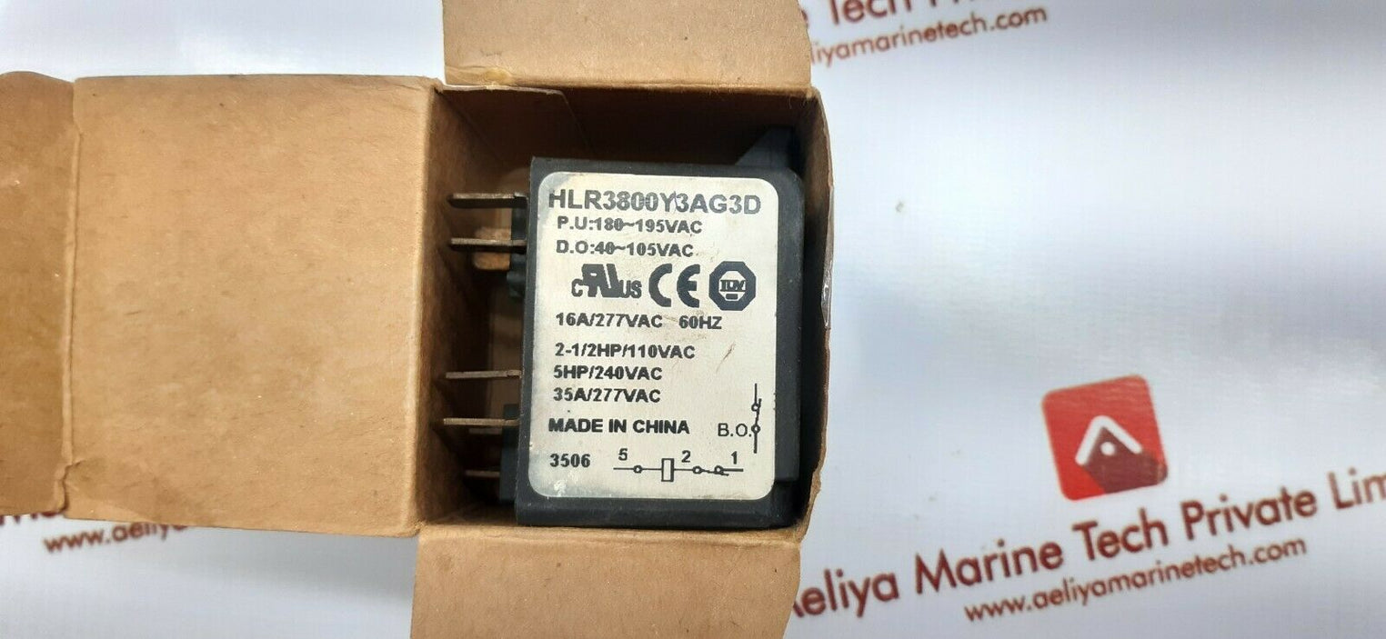 HLR3800y3ag3d relay 180~195v 60hz
