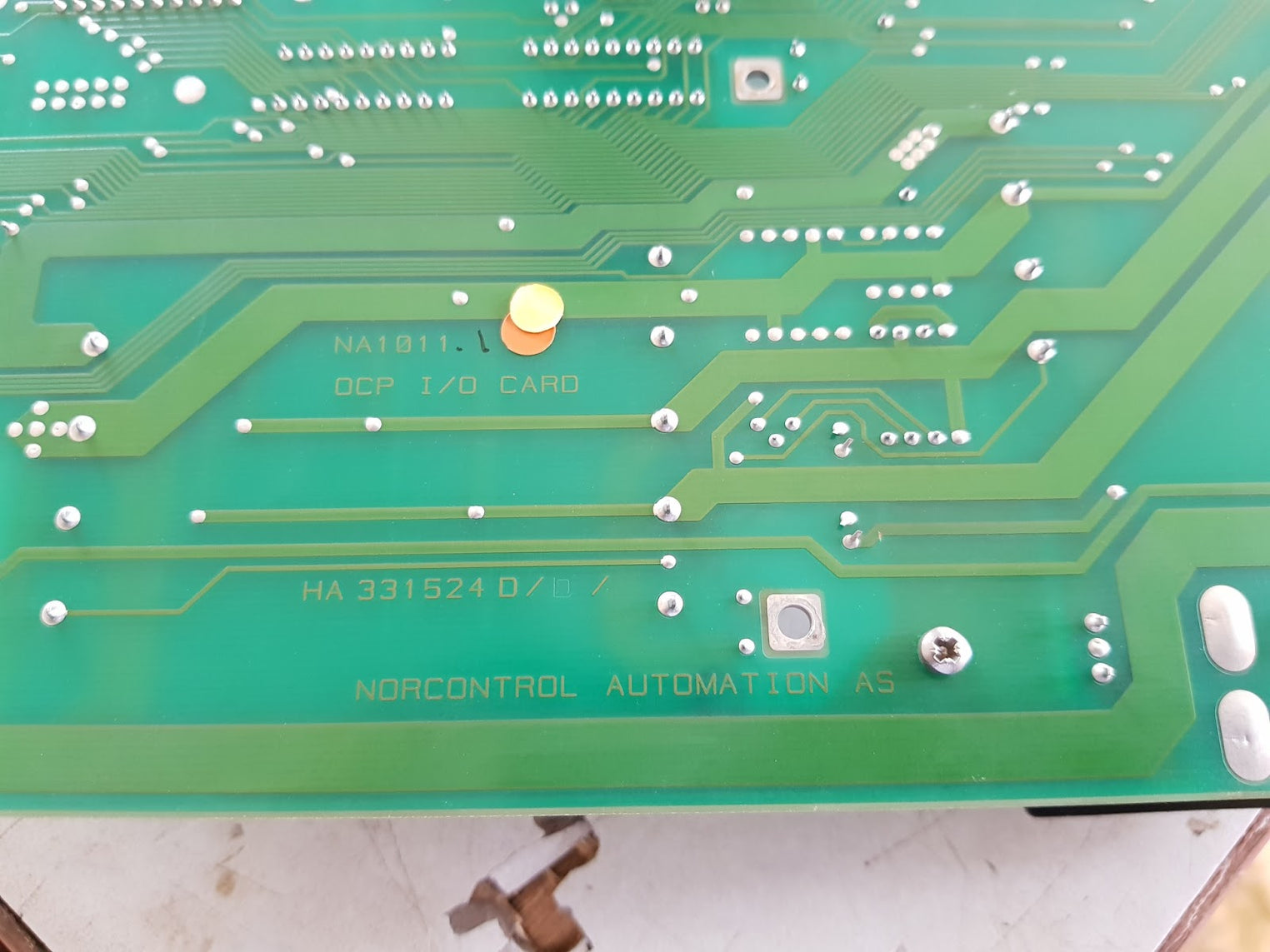 Norcontrol Automation Na1011 Ocp I/O Card Ha331524D/D/D