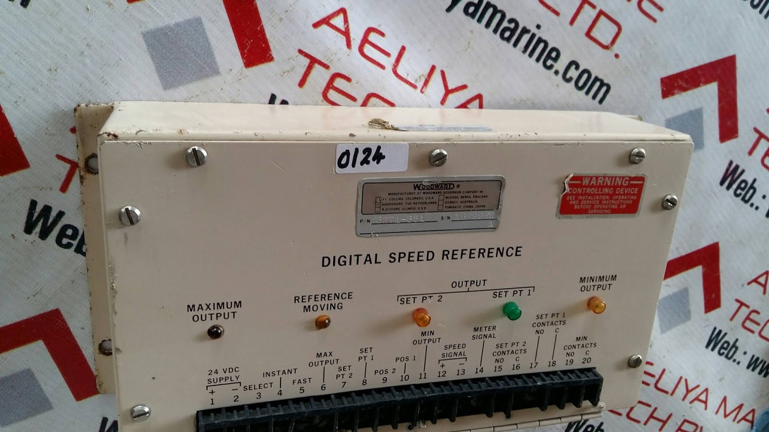 Woodward 8271-651 reference digital speed