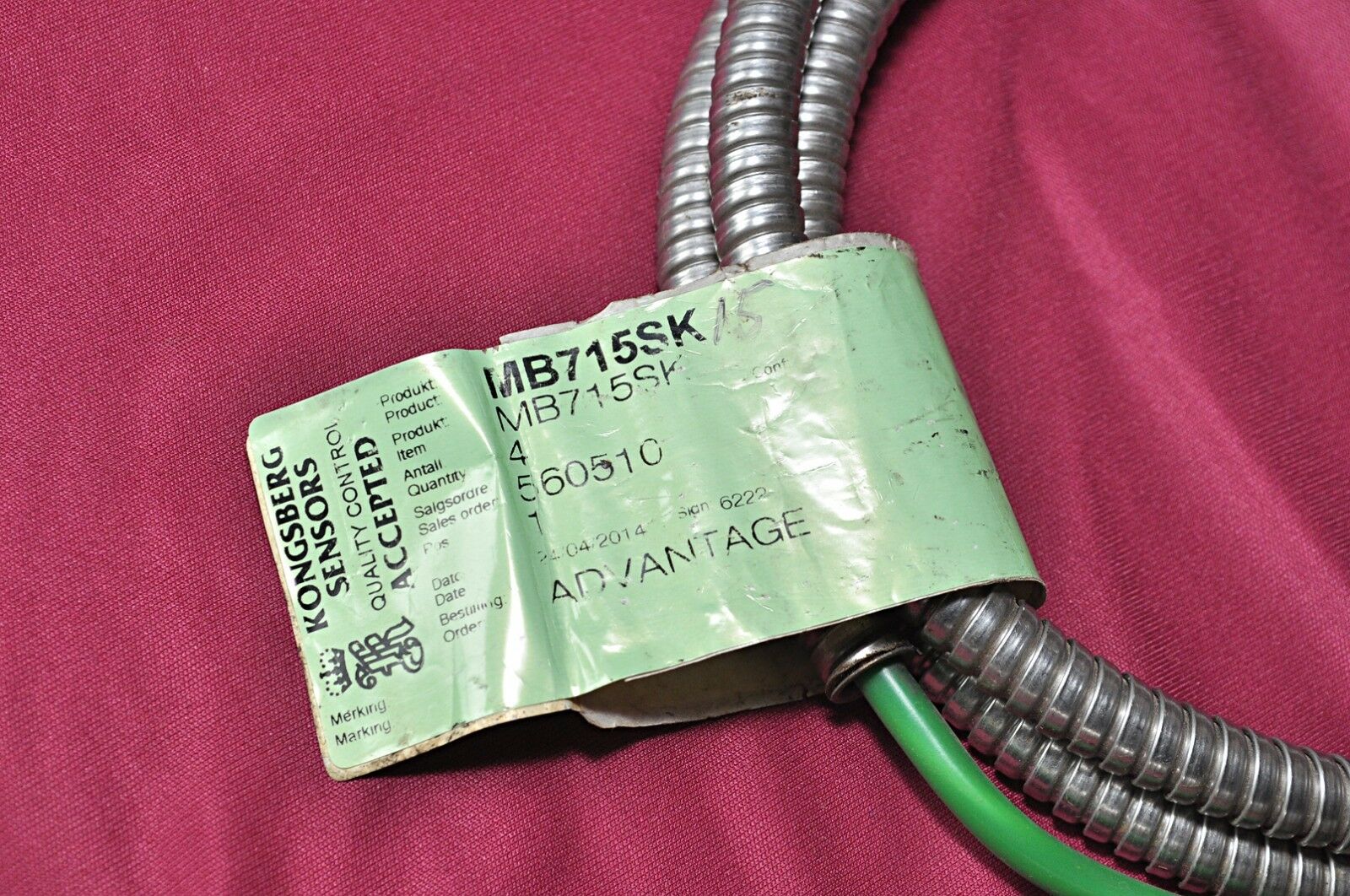 Kongsberg mb715s186k15 temperature sensor