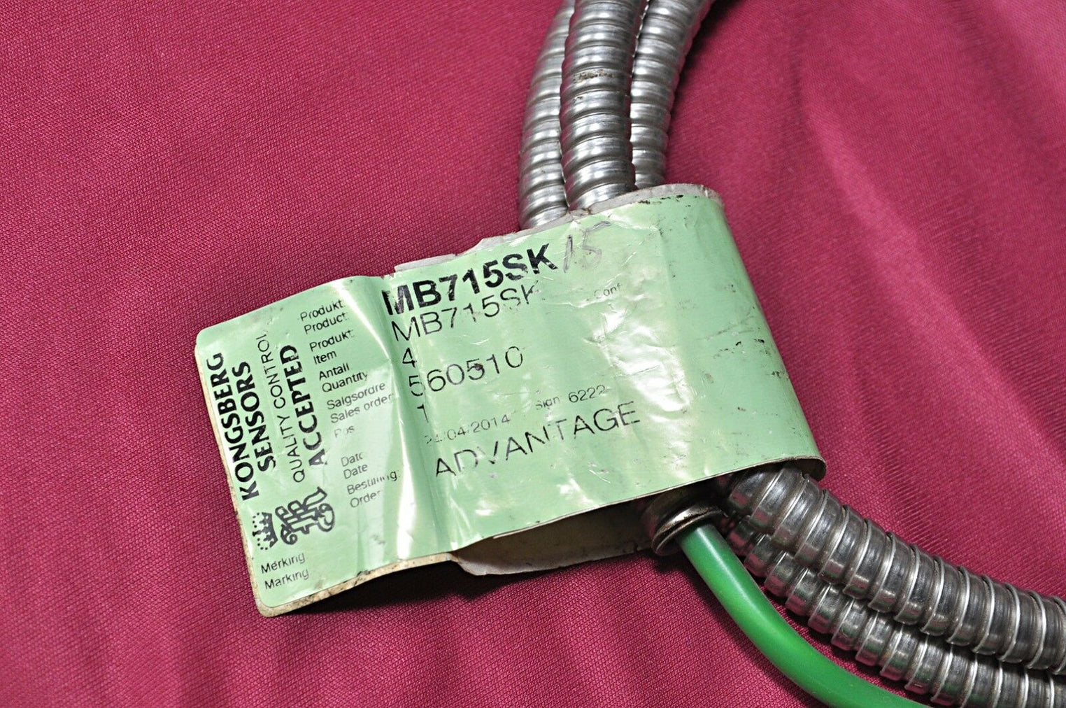 Kongsberg mb715s186k15 temperature sensor