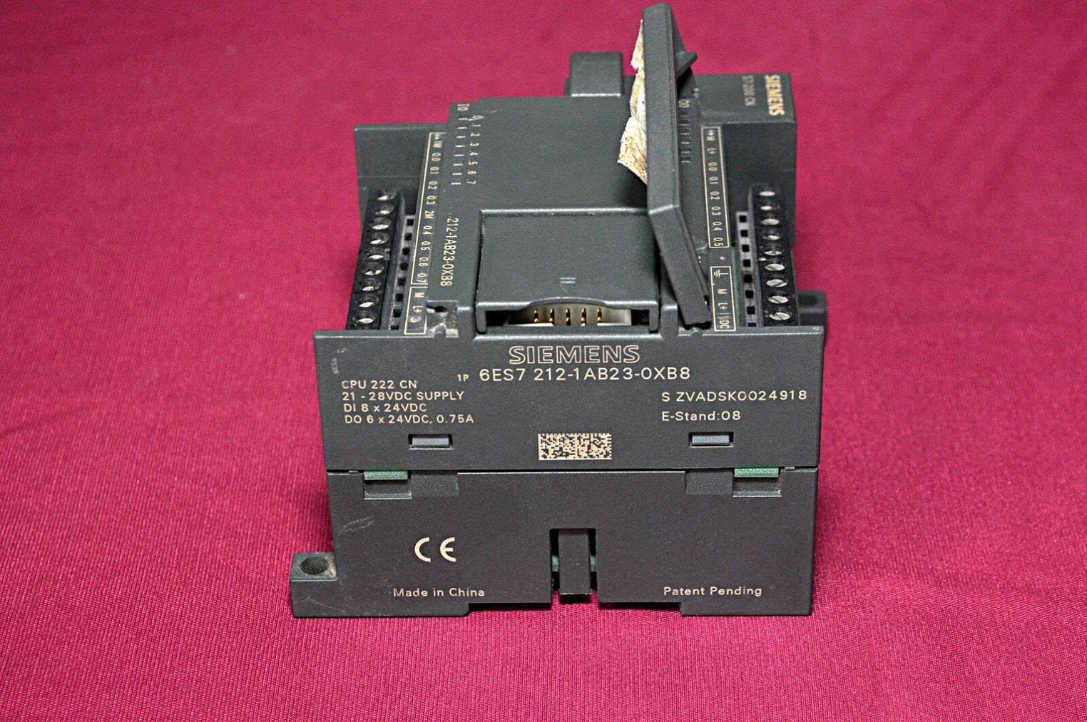 Siemens S7-200 Cn 6Es7 212-1Ab23-0Xb8 Compact Unit Cpu 222 Cn