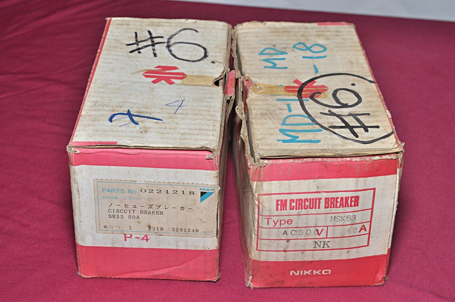 Nikko Electric Sk53 Fm Circuit Breaker 500V 50A