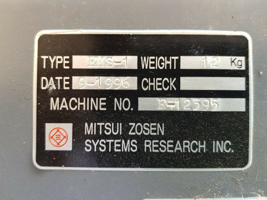 Mitsui zosen ems-1 control unit pcb esv-a