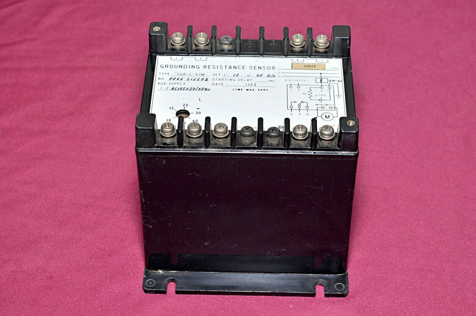 Daiichi keiki sgr-l-63m grounding resistance sensor