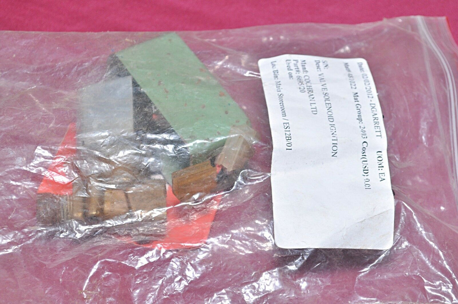 Asco 6695/20 ignition solenoid valve