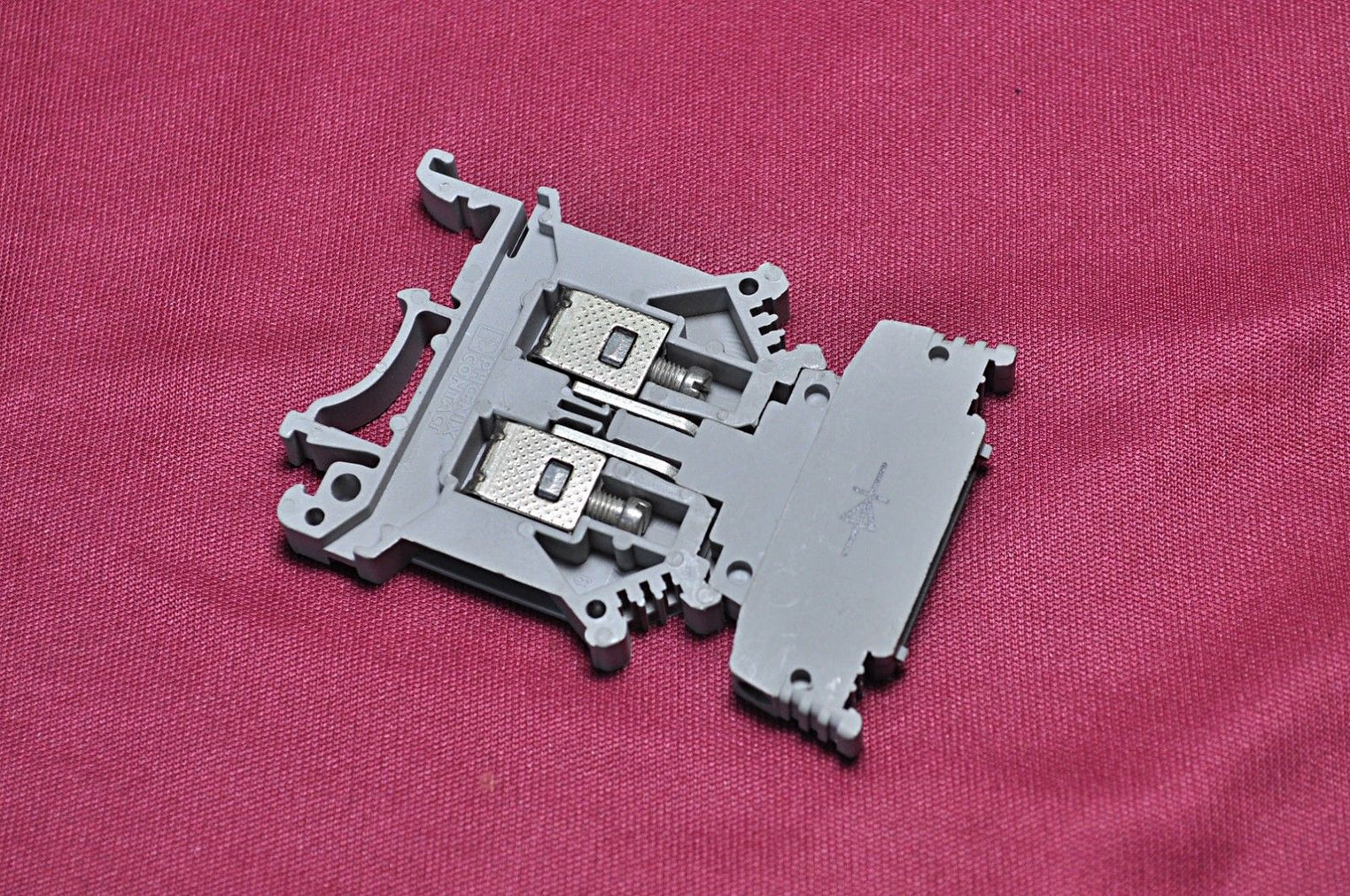 Set of 7x Phoenix contact st-be terminal block uk4-t