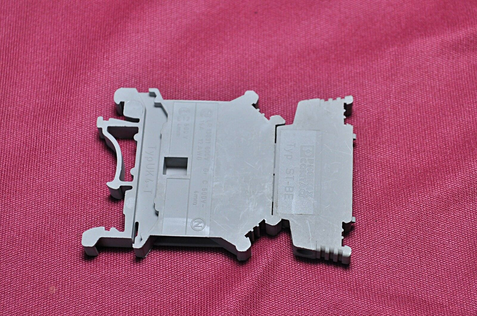 Set of 7x Phoenix contact st-be terminal block uk4-t