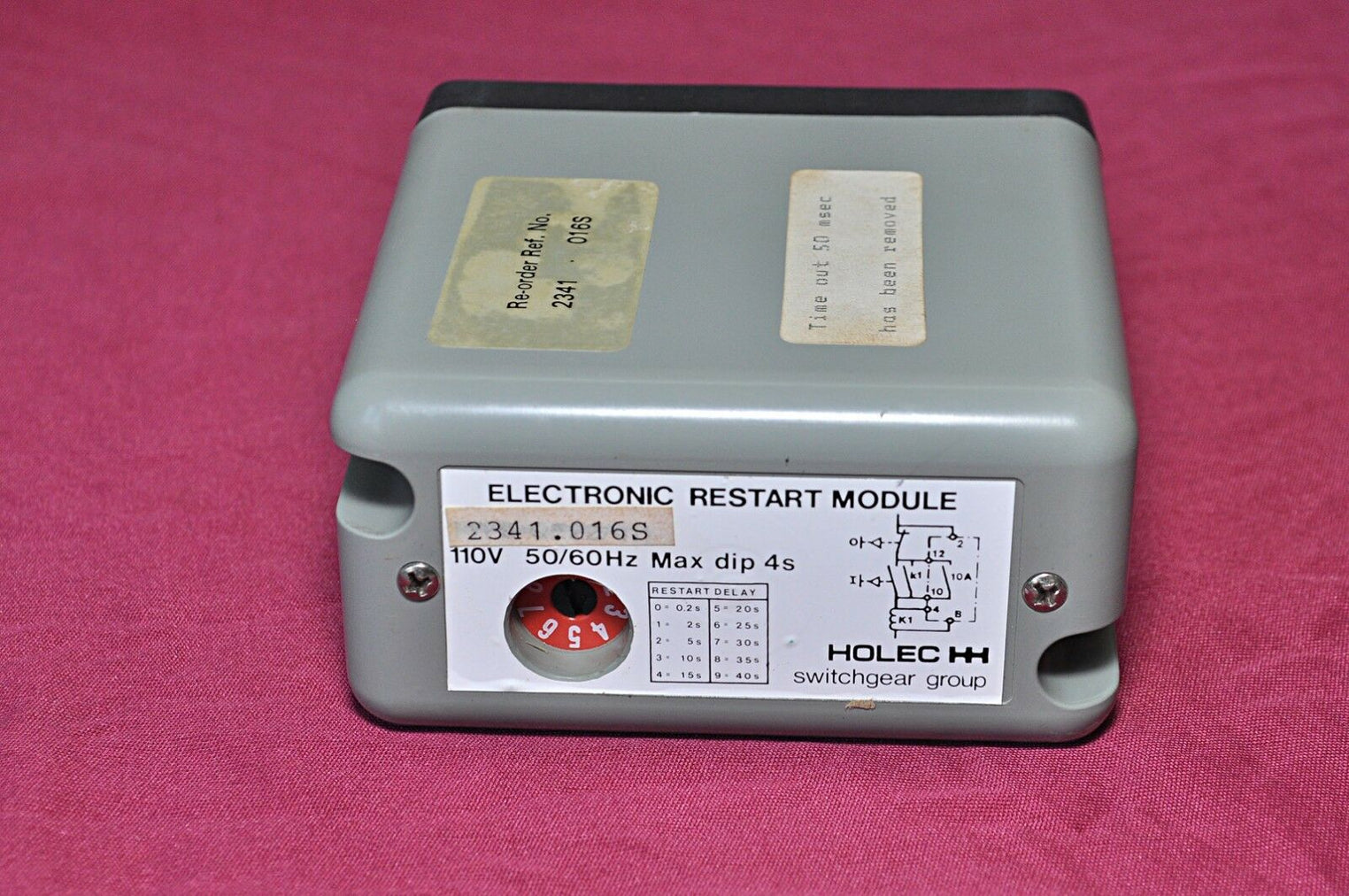 Holec 2341.016s electronic restart module