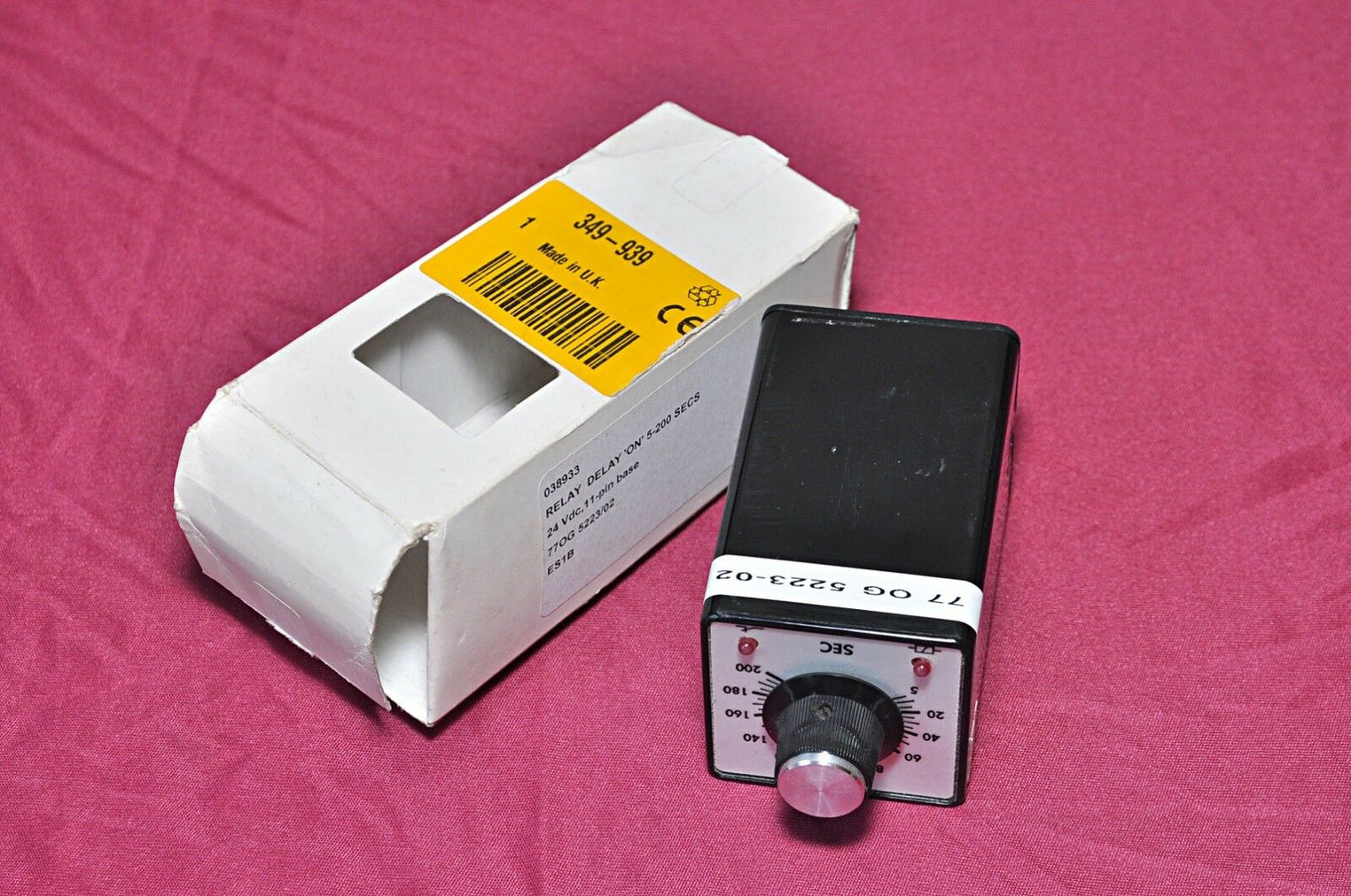 77Og 5223/02 Relay Delay On 5-200 Secs