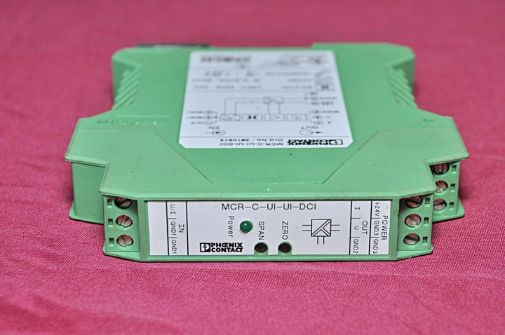Phoenix contact mcr-c-ui-ui-dci isolation amplifier