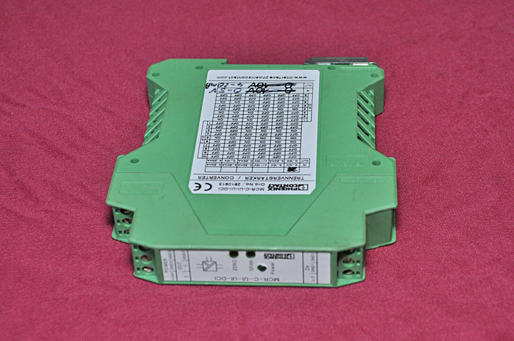 Phoenix contact mcr-c-ui-ui-dci isolation amplifier