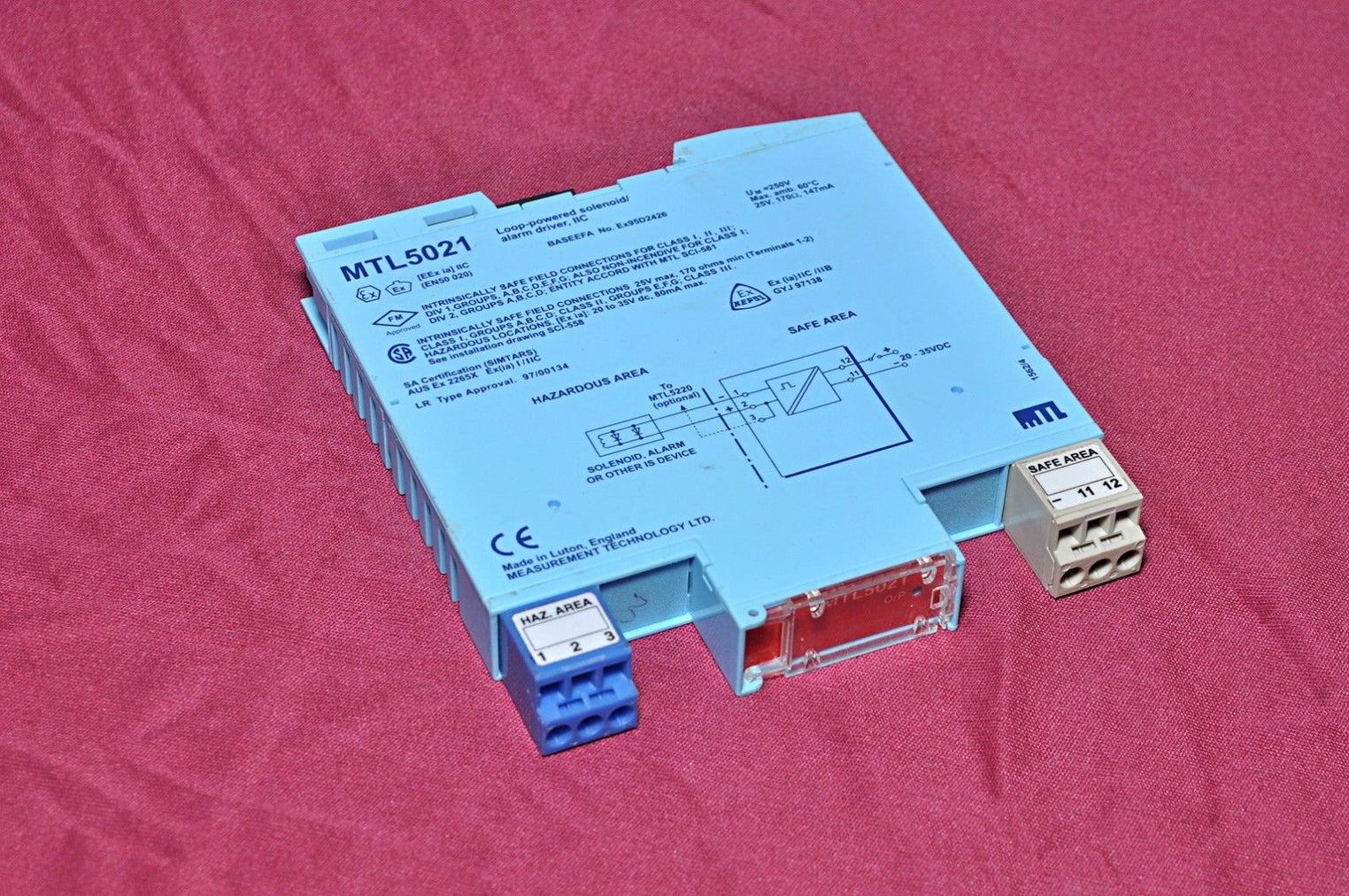 Mtl 5021 safety barrier