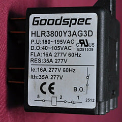 Goodspec hlr3800y3ag3d relay