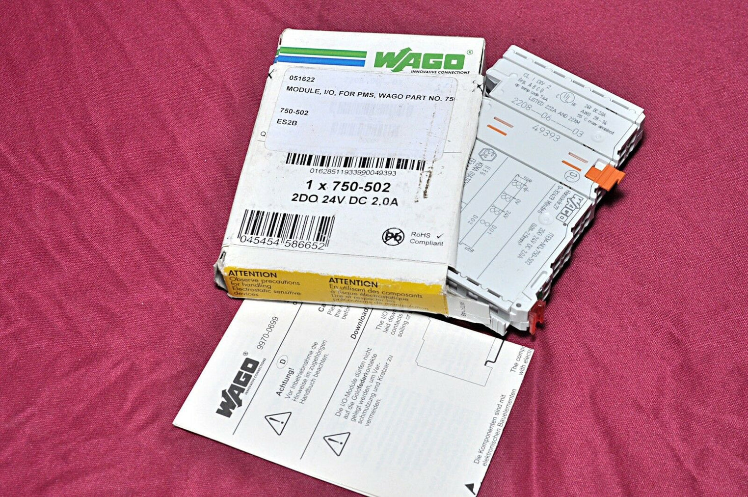 Wago d-32423 power supply module