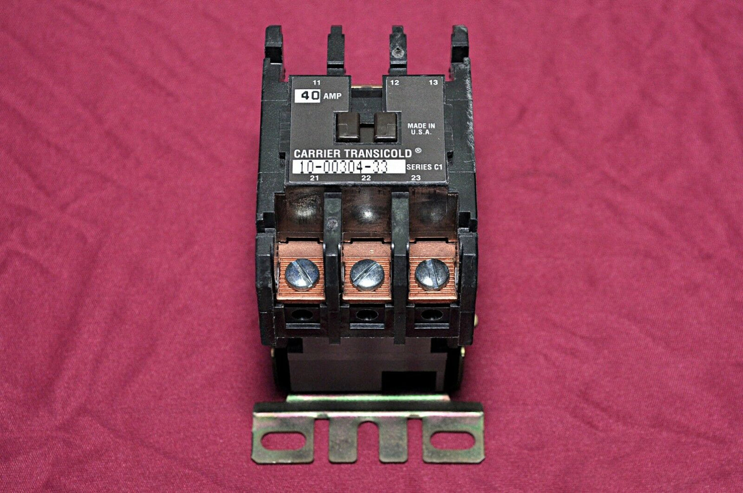 Carrier transicold 10-00304-33 contactor 24v 50-60hz