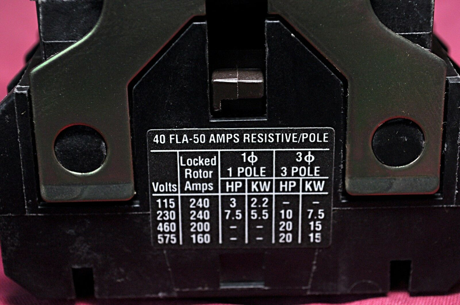 Carrier transicold 10-00304-33 contactor 24v 50-60hz