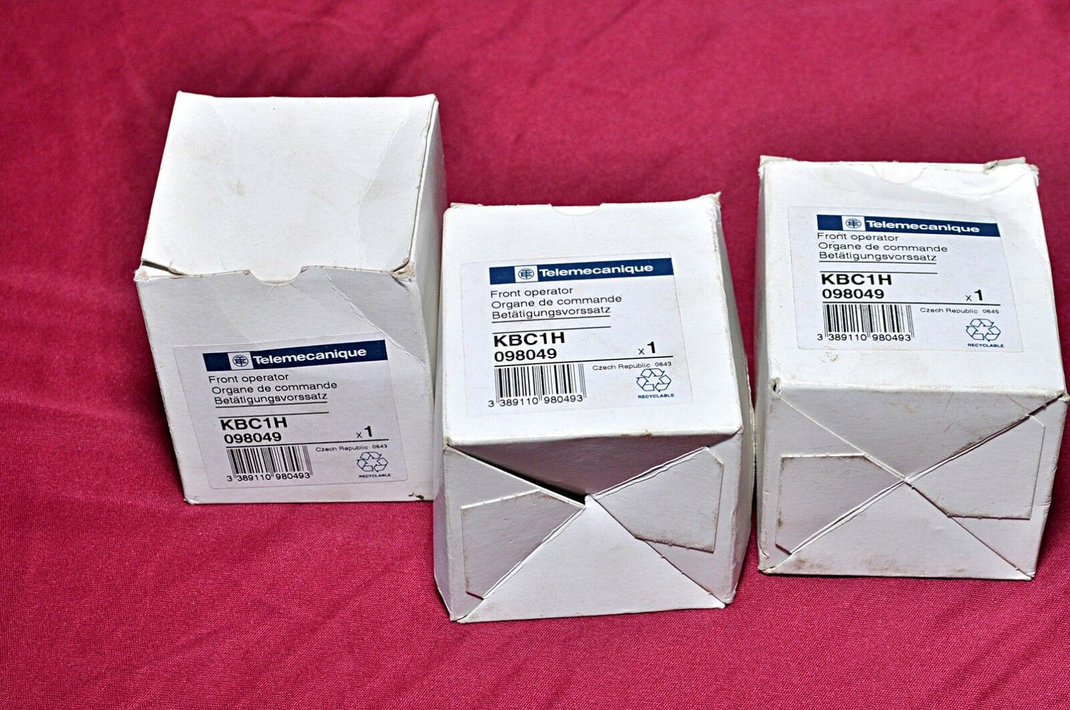 Telemecanique kbc1h 098049 front operator