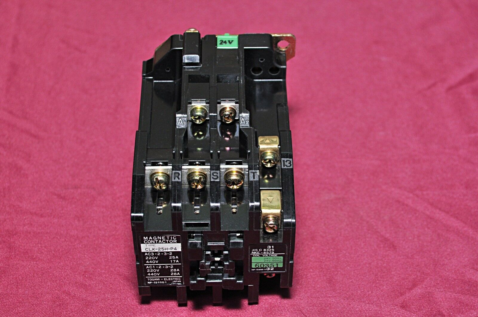 Togami electric clk 25h p4 magnetic contactor