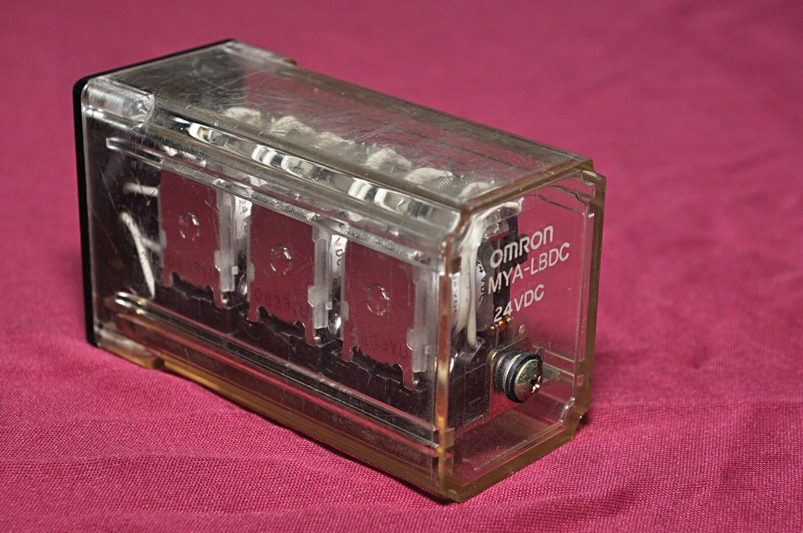Set of 3x Omron mya-lbdc 24vdc relay