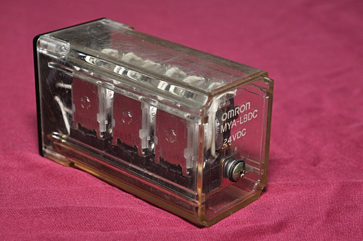 Set of 3x Omron mya-lbdc 24vdc relay